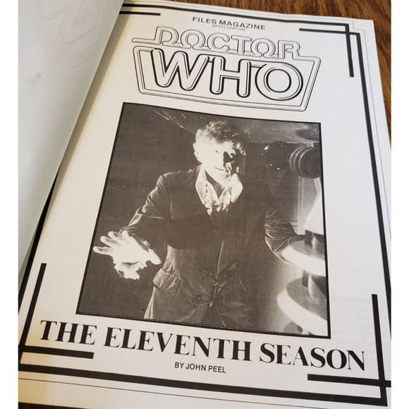 Files Magazine Spotlight on Doctor Who The Eleventh Season 11 by John Peel - Picture 3 of 6